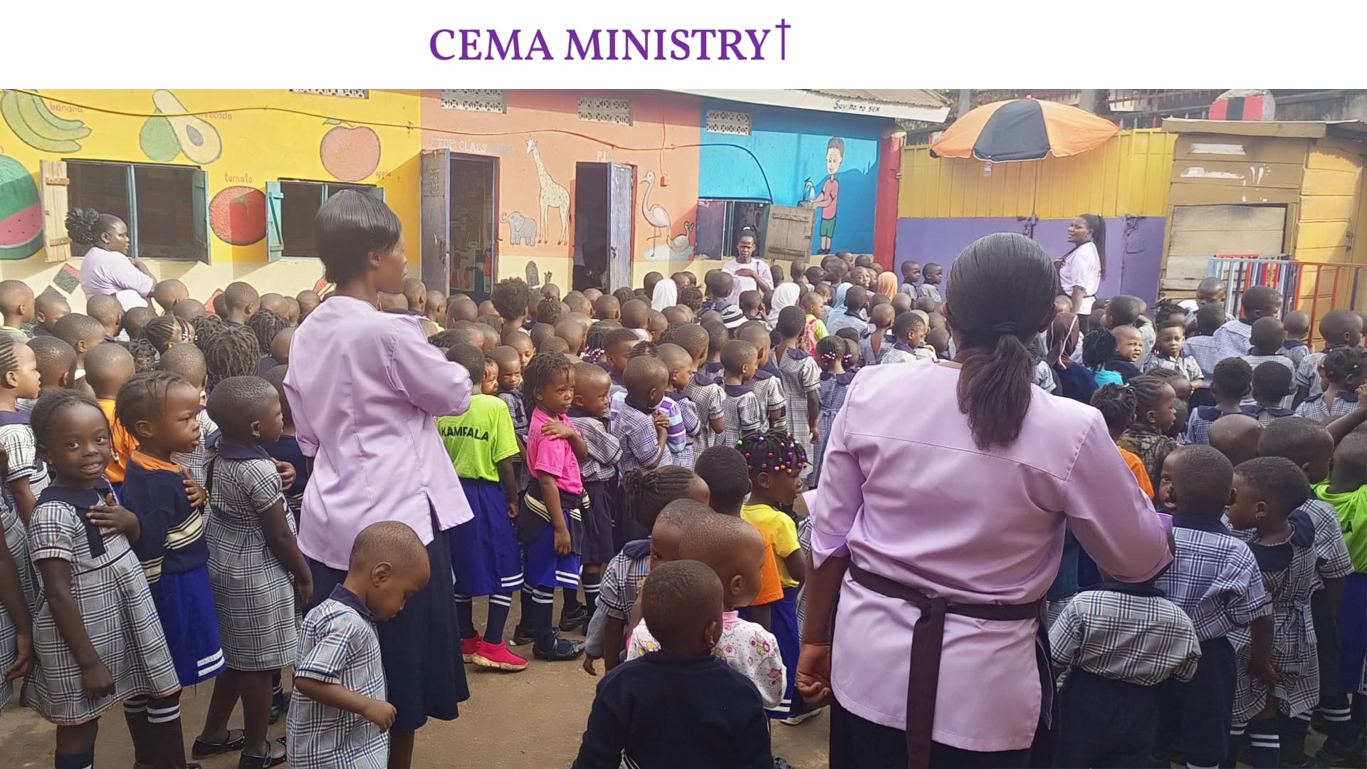 CEMA Ministry at public school in Kampala, Uganda.